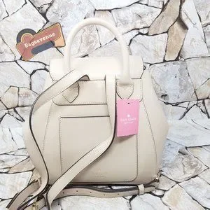 NWT  Adel Medium Flap Backpack in Warm beige Leather WKRU6412 Kate Spade Cream kate spade | Bags | Nwt Adel Medium Flap Backpack In Warm  main image 2